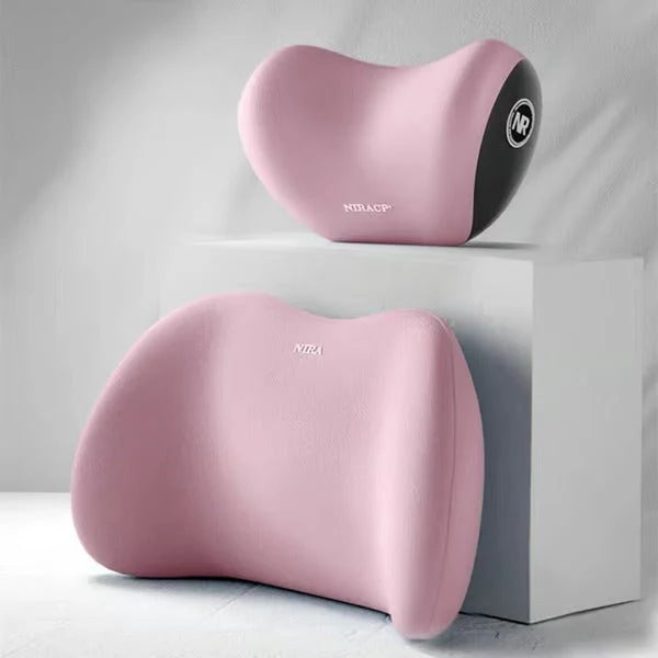 🎁 Car Headrest & Lumbar Support Cushion