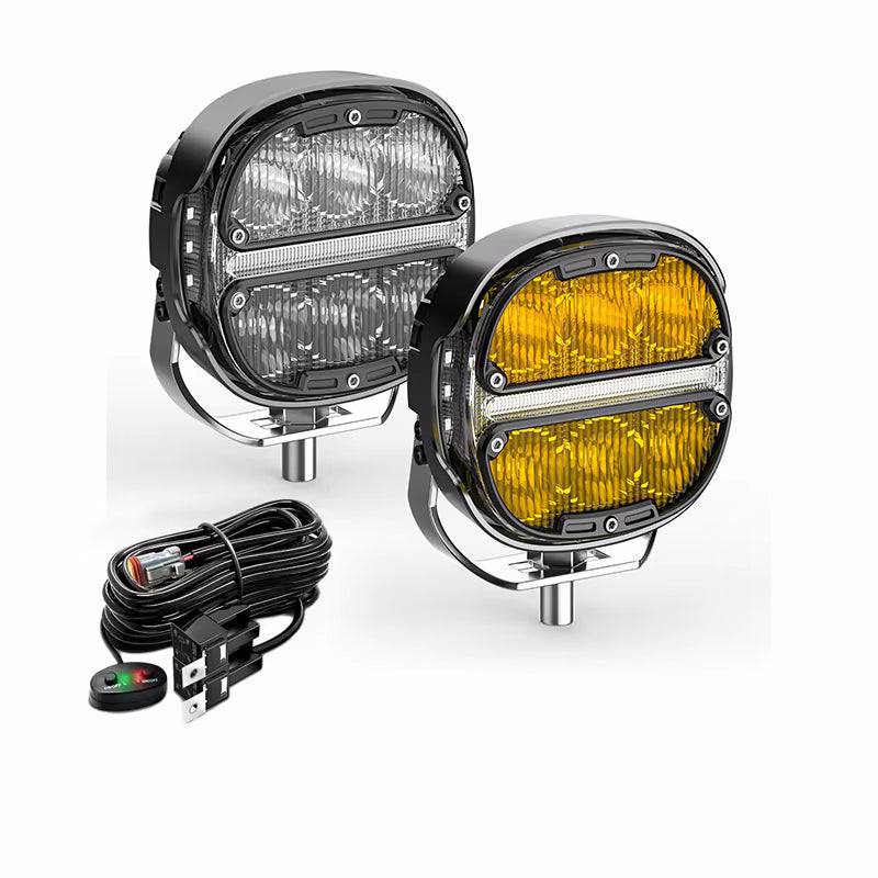 Spotlights Amber DRL Driving Light Car