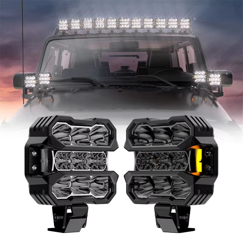 Spotlights Amber DRL Driving Light Car