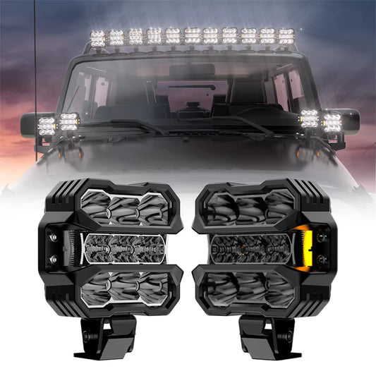 Spotlights Amber DRL Driving Light Car