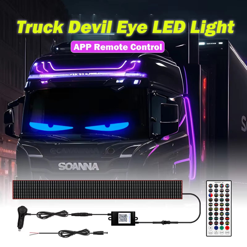APP Remote Control Truck Devil Eye LED