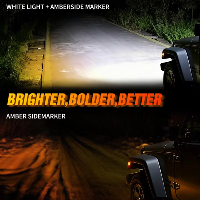 Spotlights Amber DRL Driving Light Car