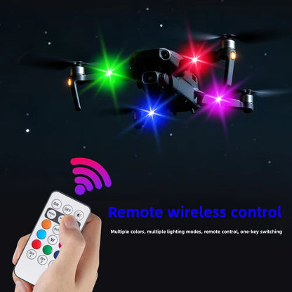 LED Airplane Warning Light 5 Beads Wireless Remote