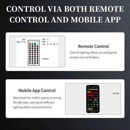 APP Remote Control Truck Devil Eye LED