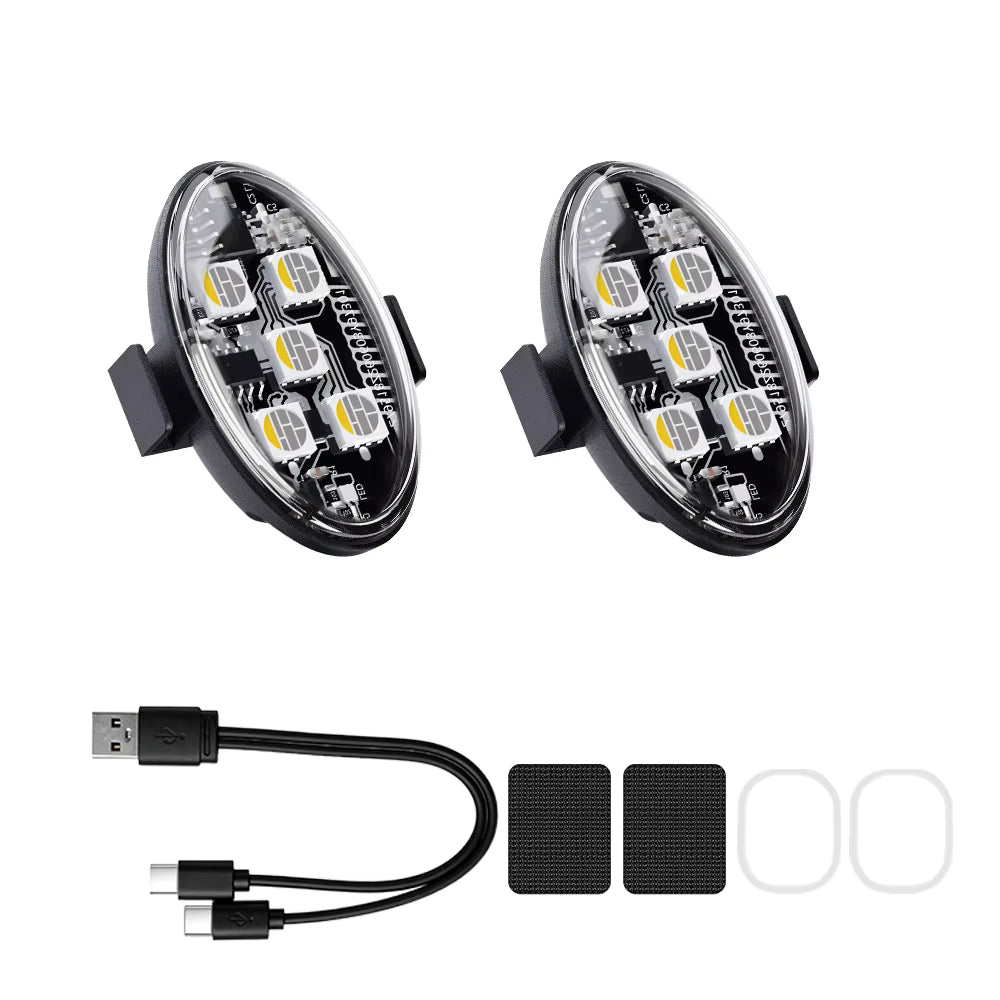 LED Airplane Warning Light 5 Beads Wireless Remote
